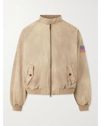 CHERRY LA - Logo-Embroidered Cotton-Twill Bomber Jacket - Lyst