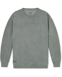 WTAPS - Logo-Appliquéd Cotton-Blend Jersey Sweatshirt - Lyst