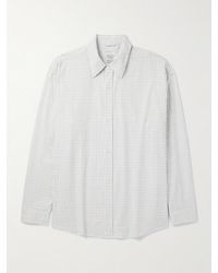 mfpen - Network Oversized Checked Organic Cotton Shirt - Lyst