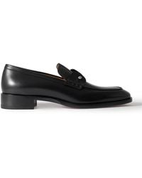 Christian Louboutin - Chambelimoc Calf-Leather Derby Shoes - Lyst