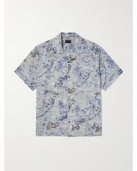 Kapital - Key West Camp-Collar Printed Linen Shirt - Lyst