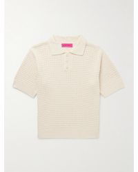 The Elder Statesman - Nora Lite Polohemd aus Baumwolle in Waffelstrick - Lyst