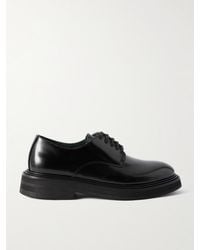 VINNY'S - Officer Polished-Leather Derby Shoes - Lyst