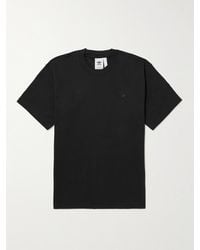 adidas Originals - Logo-embroidered Organic Cotton-jersey T-shirt - Lyst