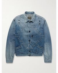 Kapital - Thunderbird Panelled Denim Blouson Jacket - Lyst