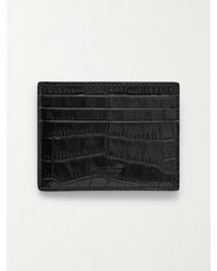 Tom Ford - Croc-Effect Leather Cardholder - Lyst