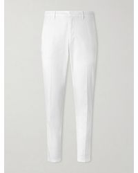 Altea - Dumbo Tapered Cotton-blend Gabardine Trousers - Lyst