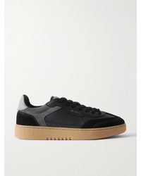 Axel Arigato - Dice T-Toe Suede-Trimmed Leather Sneakers - Lyst