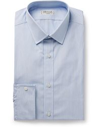 Charvet - Striped Cotton-poplin Shirt - Lyst