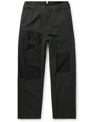 Visvim - Pastoral Straight-Leg Wool, Linen And Cotton-Blend Moleskin Trousers - Lyst