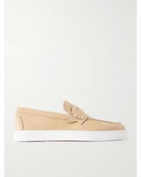 Christian Louboutin - Harold I Suede Loafers - Lyst