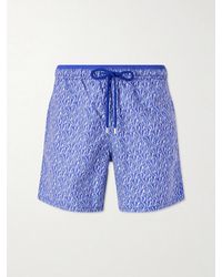 Vilebrequin - Moka Straight-Leg Mid-Length Printed Econyl Swim Shorts - Lyst