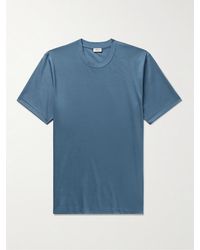 Zimmerli of Switzerland - Schmal geschnittenes T-Shirt aus Sea-Island-Baumwoll-Jersey - Lyst