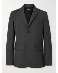 A.P.C. - Harry Slim-Fit Wool Suit Jacket - Lyst