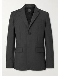 A.P.C. - Harry Slim-Fit Wool Suit Jacket - Lyst