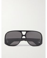 Saint Laurent - Aviator-style Acetate Sunglasses - Lyst