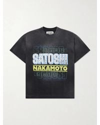 Satoshi Nakamoto - Escape Reality Logo-Print Cotton-Jersey T-Shirt - Lyst
