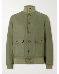 Valstar - Ino Linen Bomber Jacket - Lyst