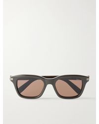 ZEGNA - Rectangular-Frame Acetate Sunglasses - Lyst