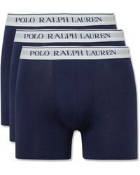 Polo Ralph Lauren - Three-pack Stretch-cotton Boxer Briefs - Lyst