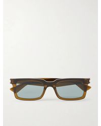 Saint Laurent - Sl 860 D-Frame Recycled Acetate Sunglasses - Lyst
