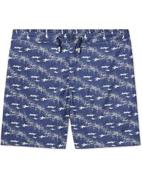 Orlebar Brown - Bulldog Mid-length Printed Swim Shorts - Lyst