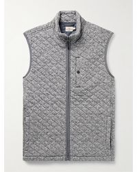 Faherty - Epic Quilted Cotton-blend Gilet - Lyst