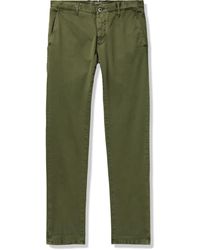 Incotex Slim-fit Cotton-blend Twill Trousers - Green