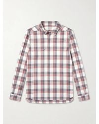 Rick Owens - Checked Cotton-flannel Shirt - Lyst