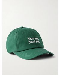 Corridor NYC - Ny Ny Embroidered Cotton-Twill Baseball Cap - Lyst