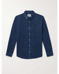 Carhartt - Madison Hemd aus Baumwollcord mit Button-Down-Kragen und Logostickerei - Lyst