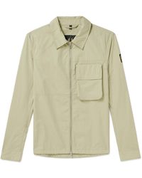 Belstaff - Runner Logo-appliquéd Cotton-blend Gabardine Overshirt - Lyst