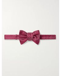 Charvet Pre-tied Silk-jacquard Bow Tie - Multicolour