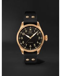 IWC Schaffhausen - Big Pilot's 43 Mr Porter Edition 1 Limited-edition Automatic 43mm Bronze And Alcantara Watch - Lyst