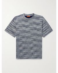 Missoni - T-shirt in jersey di cotone space-dye - Lyst