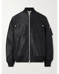 Sacai - Padded Nylon-twill Bomber Jacket - Lyst