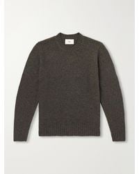 Folk - Chain Mélange Wool-blend Sweater - Lyst