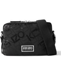 KENZO - Logo-jacquard Shell Messenger Bag - Lyst