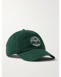 Polo Ralph Lauren - Wimbledon Baseballkappe aus Baumwoll-Twill mit Logostickerei - Lyst