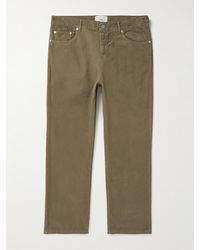 Folk - Straight-leg Cotton-corduroy Trousers - Lyst