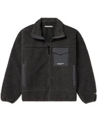 Neighborhood - Boa Shell-trimmed Fleece Jacket - Lyst