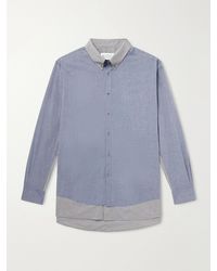 Maison Margiela - Double Checked Cotton-Poplin Shirt - Lyst