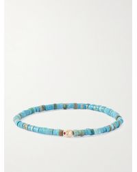 Luis Morais - 14-Karat, Ruby And Beaded Bracelet - Lyst