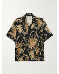 Our Legacy - Elder Camp-collar Floral-print Cotton Shirt - Lyst