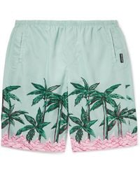 Palm Angels - Palms Row Straight-leg Long-length Printed Swim Shorts - Lyst