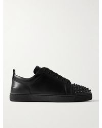 Christian Louboutin - Louis Junior Sneakers aus Leder mit Querkappe und Stachelnieten - Lyst