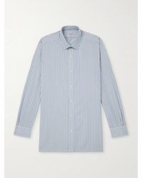 Charvet - Striped Cotton-Poplin Shirt - Lyst