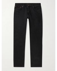 Nudie Jeans - Lean Dean Slim-fit Tapered Stretch-denim Jeans - Lyst