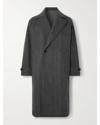 STÒFFA - Asymmetric Wool Coat - Lyst