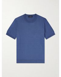 J. Mueser - Knitted Cotton T-Shirt - Lyst
